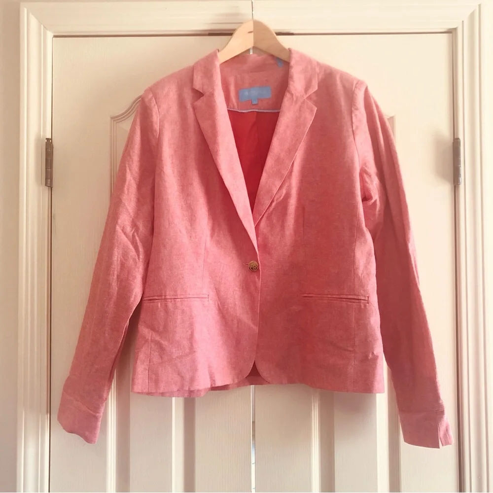 NWOT Draper James | RSVP Red Blazer - Picture 3 of 8